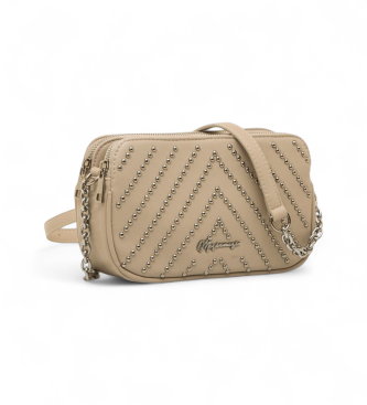 Mariamare Borsa a tracolla beige Mones