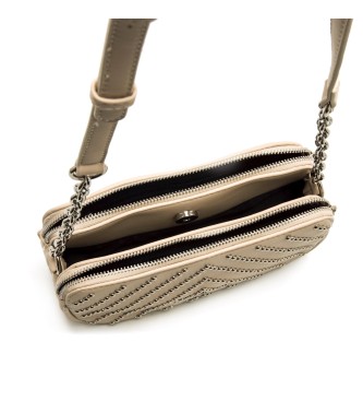 Mariamare Borsa a tracolla beige Mones