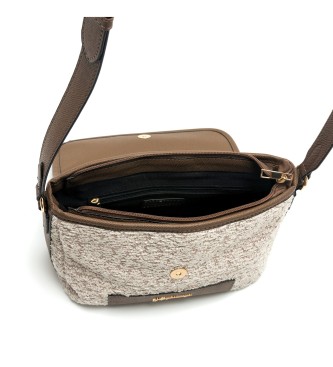Mariamare Borsa a tracolla beige Taimi