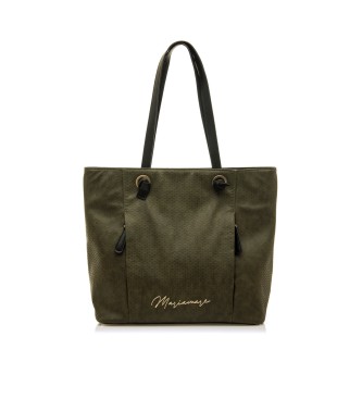 Mariamare Napier Green Handbag