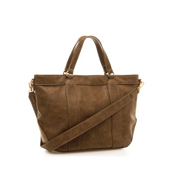 Mariamare Borsa scozzese marrone