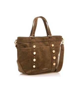 Mariamare Borsa scozzese marrone