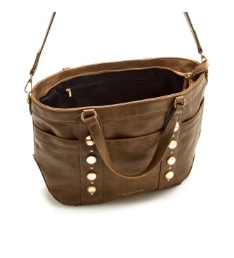 Mariamare Borsa scozzese marrone