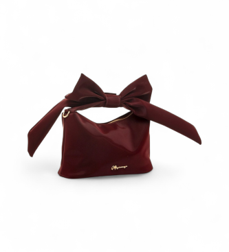 Mariamare Borsa a mano con fiocco bordeaux