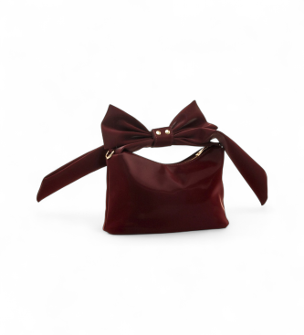 Mariamare Borsa a mano con fiocco bordeaux