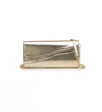 Mariamare Gewellte Handtasche Golden -2x16x30cm