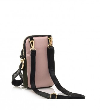 Mariamare Omi Mini Handbag Black, Pink -4x17x10cm