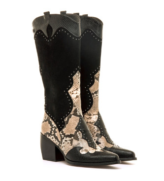Mariamare Bottes texanes marron