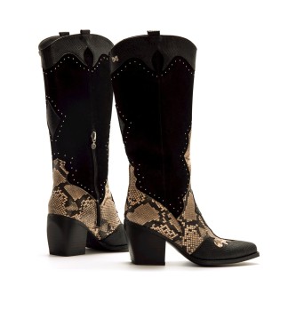 Mariamare Bottes texanes marron