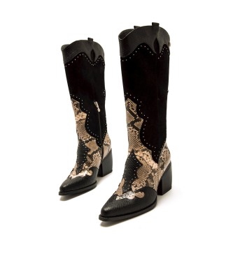 Mariamare Bottes texanes marron