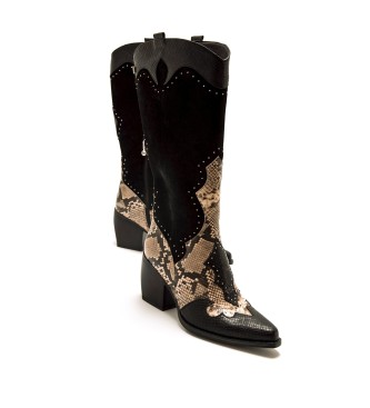 Mariamare Bottes texanes marron
