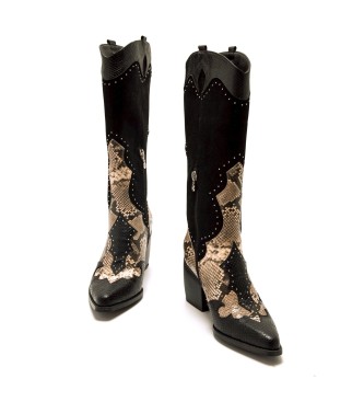 Mariamare Bottes texanes marron
