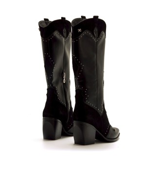 Mariamare Bottes texanes noires