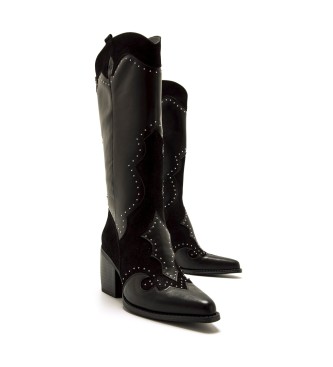 Mariamare Bottes texanes noires