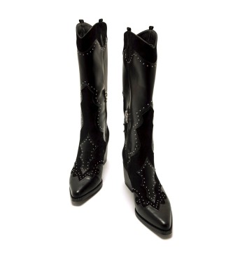 Mariamare Bottes texanes noires