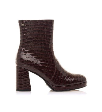 Mariamare Ankle boots 63373 maroon -Height heel 8cm