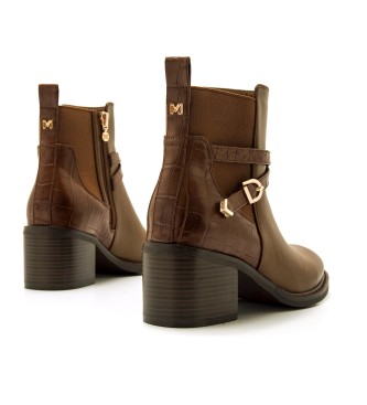 Mariamare Botas de tornozelo 63494 Castanho