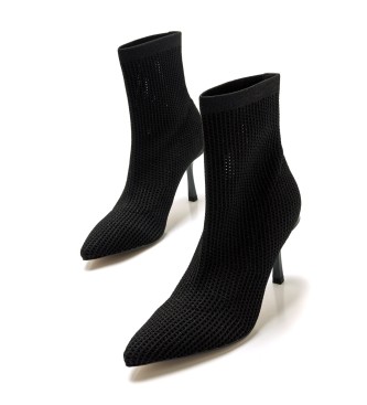 Mariamare Botas de tornozelo Biella preto - Altura do calcanhar 7cm