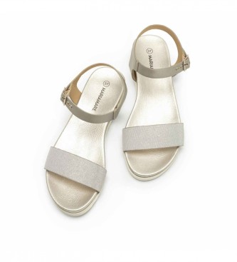 MARIAMARE Sofia silver sandals