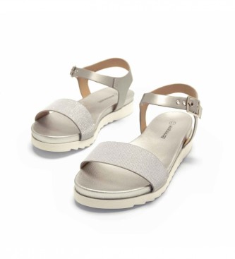 MARIAMARE Sofia silver sandals