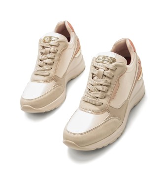 Mariamare Sneakers 63340 beige -Hjd kil 6cm