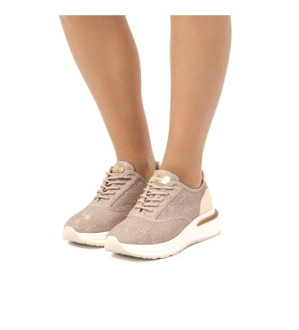 Mariamare Trainers 68423 beige -Height of wedge 4,5cm