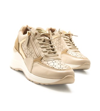 Mariamare Trningssko 68489 beige -Hjdekile 6 cm