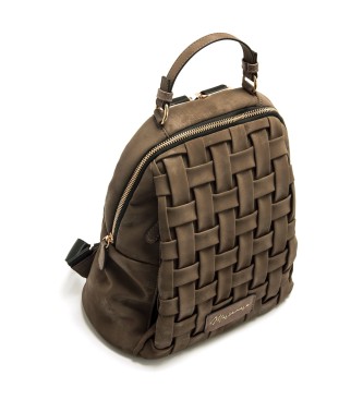 Mariamare Brown Maddi backpack