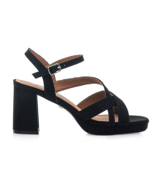 Mariamare Cefalu sandals black -Height heel 8.5cm