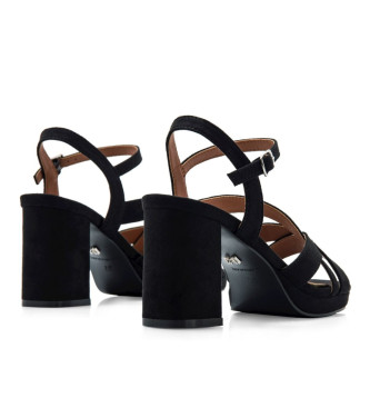 Mariamare Cefalu sandals black -Height heel 8.5cm