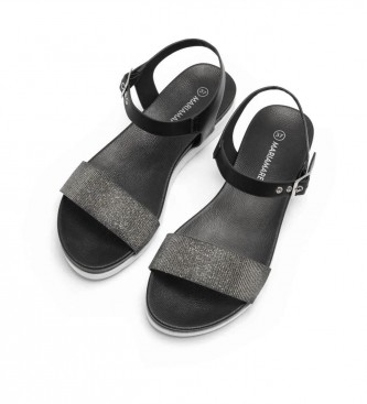 MARIAMARE Sofia black sandals