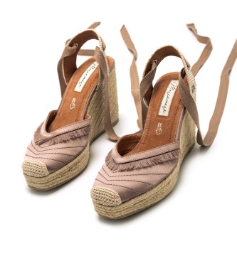 Mariamare Sandals 68309 brown -Height 7cm wedge