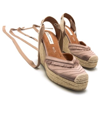 Mariamare Sandals 68309 brown -Height 7cm wedge