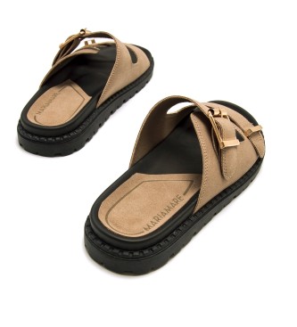 Mariamare Brune Fraine-sandaler