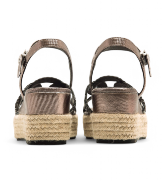 Mariamare Riccia slvfarvede sandaler