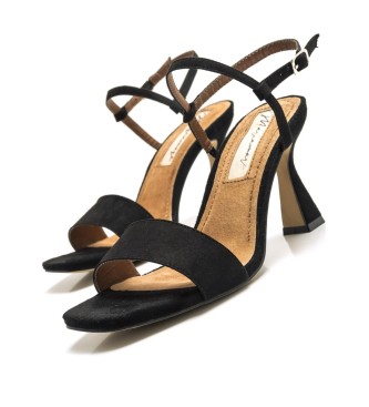 Mariamare Nuin Sandals Black -Heel height 6cm