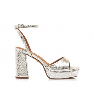Mariamare Sandals 68378 silver -Heel height 9cm
