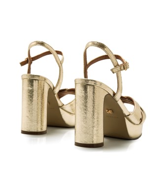 Mariamare Sandalen 68426 goud -Helhoogte 9cm