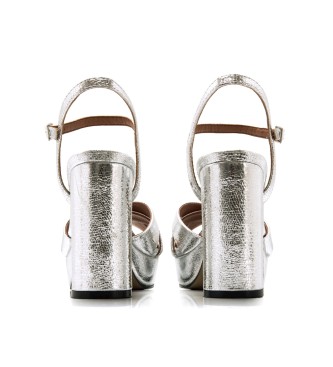 Mariamare Sandals 68426 silver -Heel height 9cm