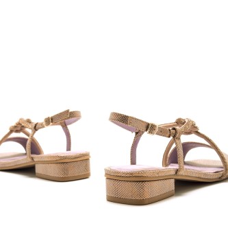 Mariamare Brown Casit sandals