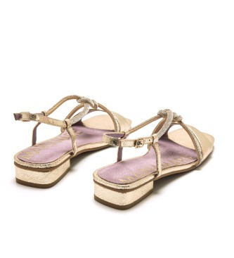 Mariamare Gold Casit sandals