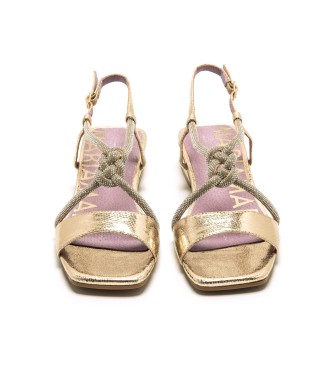 Mariamare Gold Casit sandals