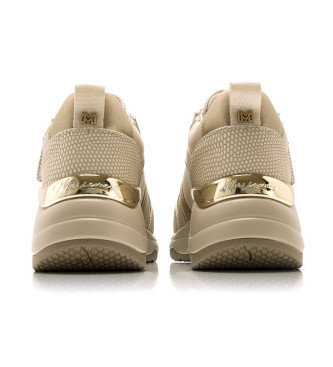 Mariamare Sneakers Queen beige - Altezza zeppa 6cm