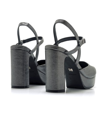 Mariamare Sandals 63372 grey -Height heel 9cm