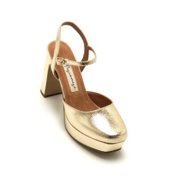 Mariamare Sandalen 63381 goud -Helhoogte 9cm