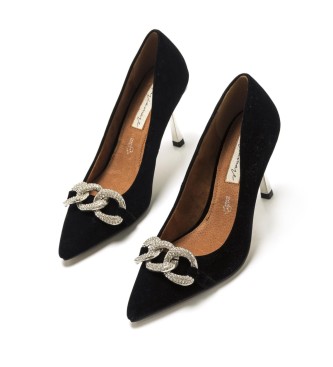 Mariamare Chaussures Biella noires - Hauteur du talon 7 cm