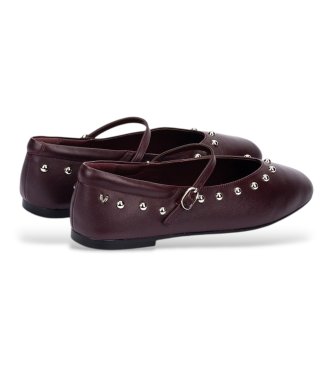 Martinelli Ballerine in pelle Lariana color bordeaux