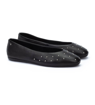 Martinelli Ballerine in pelle nera Lariana