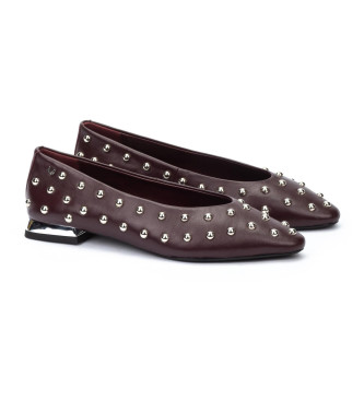 Martinelli Sabrinas Vescia em pele cor de vinho