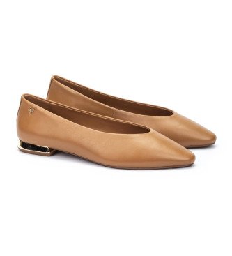 Martinelli Brown Vescia Leather Ballerinas